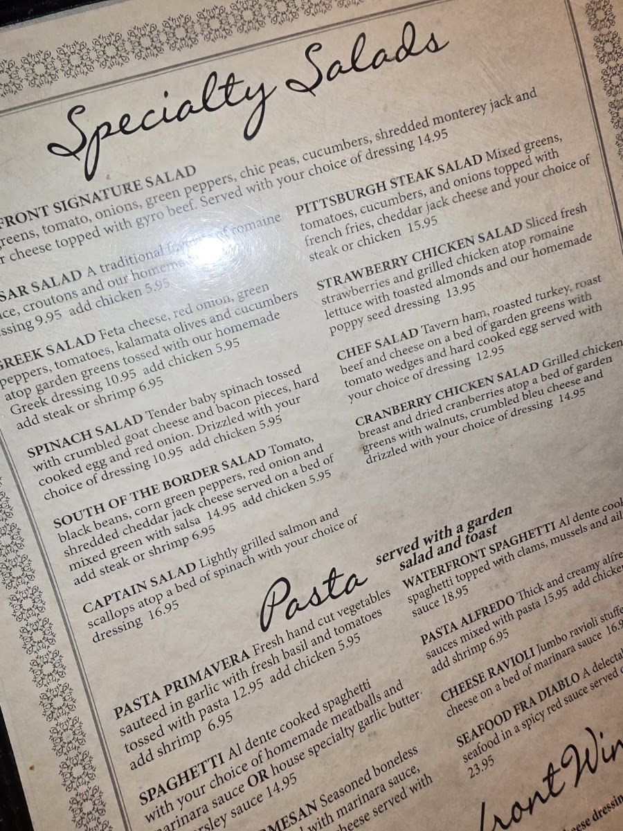 Waterfront Bar and Grill Menu - Image 6